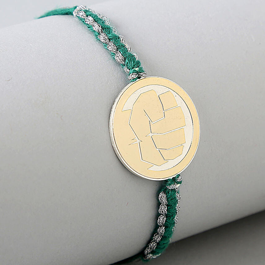 Superhero Metal Hulk Rakhi For Kids