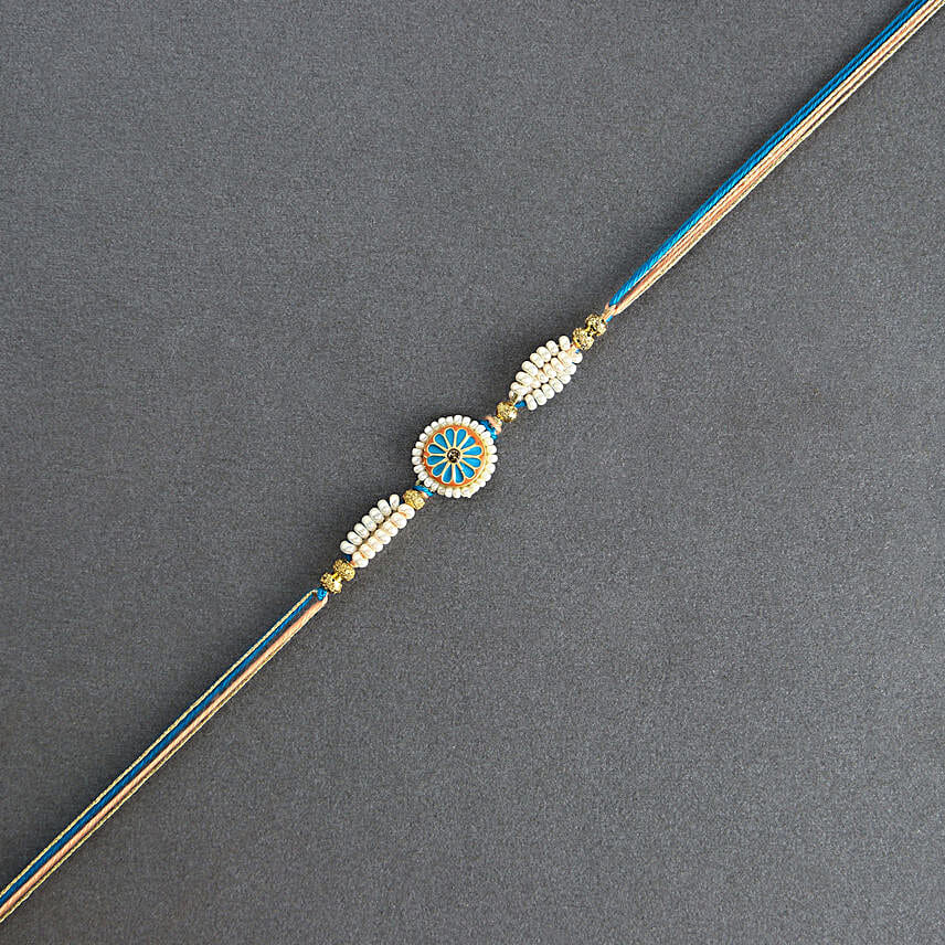 The Royal Elegance Meenakari Rakhi N Ferrero Delight