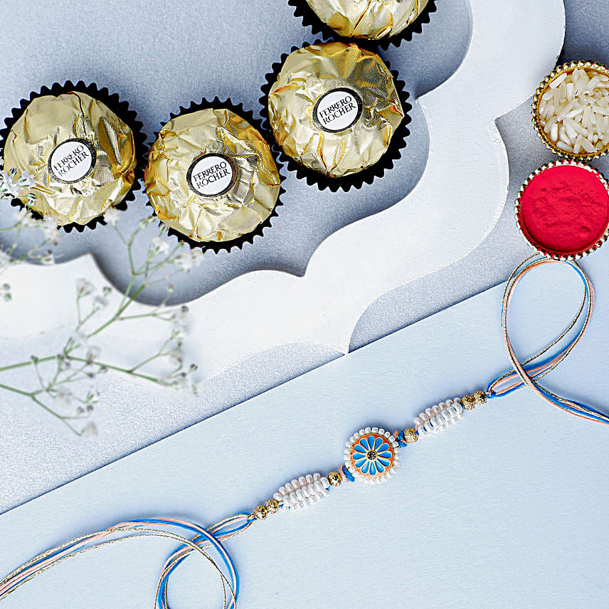 The Royal Elegance Meenakari Rakhis