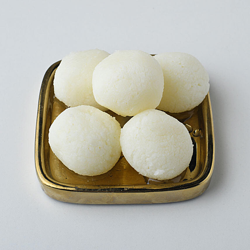 Vibrant Ganesh and Om Rakhi Duo N Rasgulla Delight