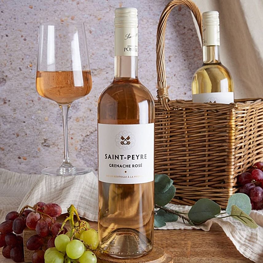 White And Rose Wine Duo