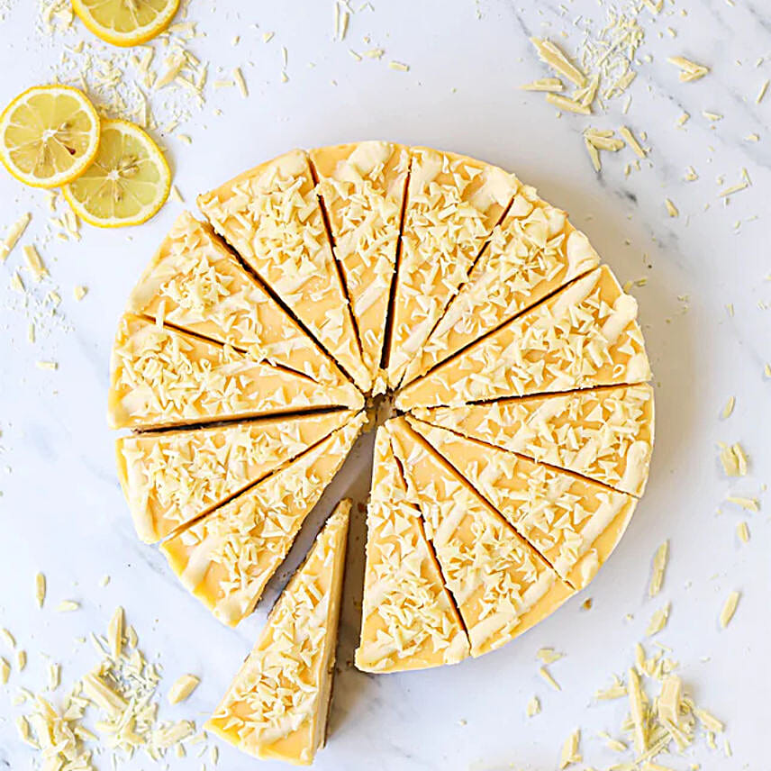 Zesty Lemon N Mascarpone Cheesecake