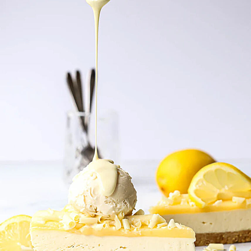 Zesty Lemon N Mascarpone Cheesecake