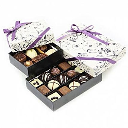 Two Tier Choco Box:Easter Gifts to UK