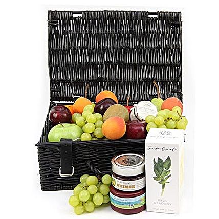 Savoury Fruits And Cheese Basket