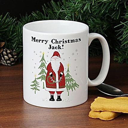 Personalised Christmas Santa Mug:Personalised Mugs to UK