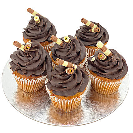 Feasty Dark Chocolate Cupcakes:Halloween Gifts