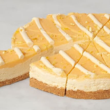 Christmas Sicilian Lemon And Mascarpone Cheesecake:Cheesecakes Delivery in UK