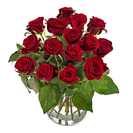 Blissful Love Red Roses Bouquet