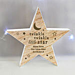 Personalized Wooden Star Decoration