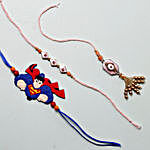 Exquisite And Funky Rakhi Set of 3