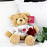 Personalised Heart Message Bear