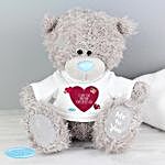 Personalised Me To You Bear With Heart T Shirt