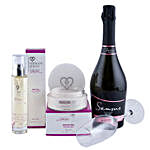 Exclusive Grooming Gift Set With Wine