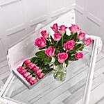 Pink Roses Letter Box