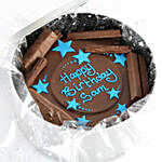 Birthday Stars Cake In A Tin