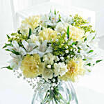 Exotic Carnations And Alstroemeria Bunch