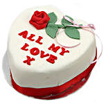 All My Love Heart Cake