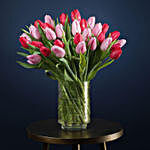 Valentine Special Tulips Arrangement