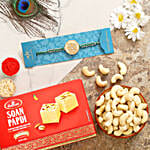 Hulk Kids Rakhi With Soanpapdi And Cashew