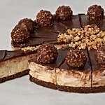 Vanilla Cheesecake With Ferrero Rocher And Nutella