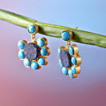 Elegant Lapis Lazuli Stone Earrings