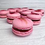 Pink French Macarons 6 Pcs