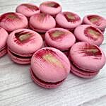 Pink French Macarons 6 Pcs