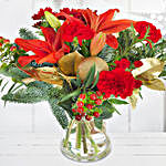 Beautiful Mixed Flowers Vase