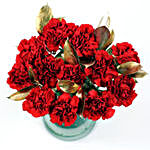 Beautiful Red Carnations Bouquet