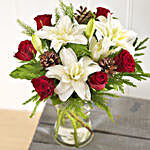 Gracious Lilies And Roses Bouquet