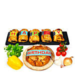 Happy Birthday Pie And Sausage Rolls Combo