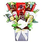 Rose Wine And Chocolate Bouquet