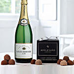 Champagne With Chocolate Truffles