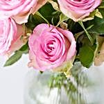 Pink Roses Letter Box Bouquet