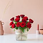 Red Roses Letter Box Bouquet