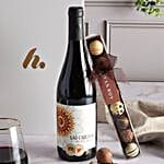 Red Wine And Chocolate Hamper