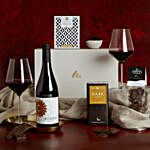 Red Wine N Dark Chocolate Gift Box