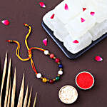 Sneh Colourful Beaded Rakhi & Milk Petha