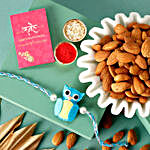 Sneh Adorable Owl Kids Rakhi & Almonds