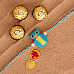 Sneh Adorable Owl Kids Rakhi & Ferrero Rocher