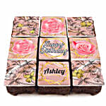 Pink Marble Brownies 9 Pcs