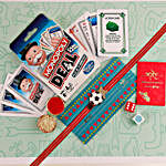 Sneh Football Star Kids Rakhi and Monopoly Deal Card Game