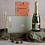 Congratulations Champagne Chocolates Gift