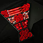 Lindt Lindor Signature Chocolate Bouquet With Red Roses