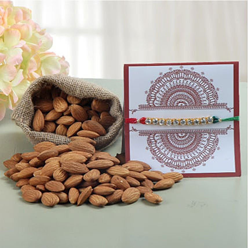 Rakhi with 100gms Almonds