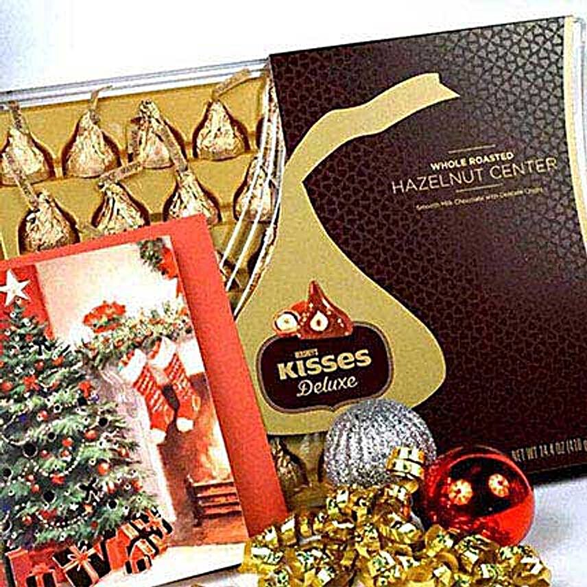 Hersheys Kisses N Christmas Greeting Card