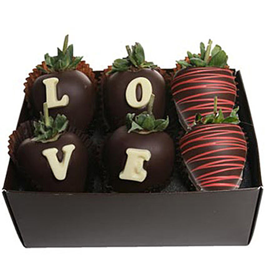 Strawberry Dipped In Belgian Chocolate:Gifts to San Francisco