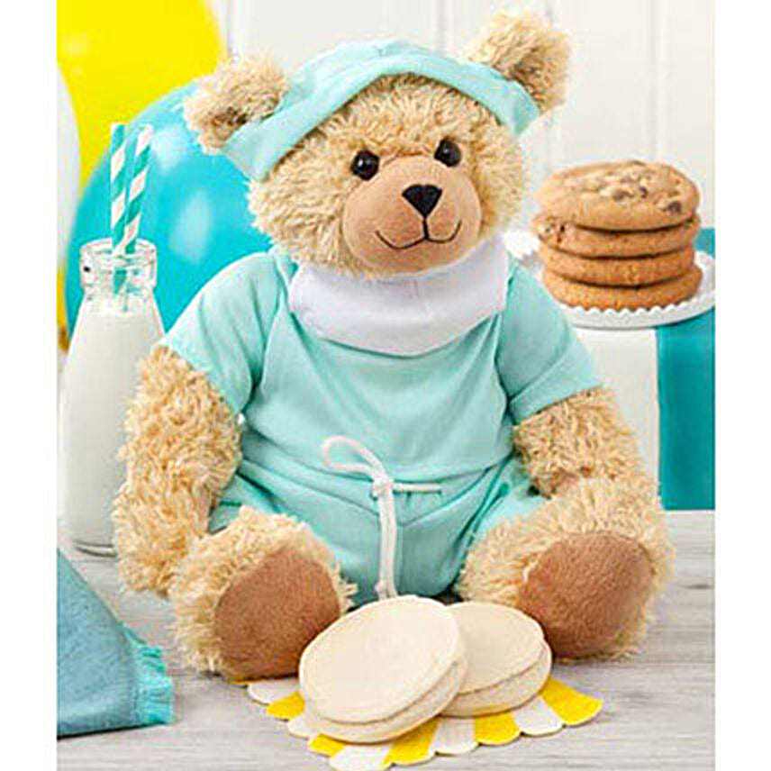 Mrs Fields Get Well Scrubs Bear