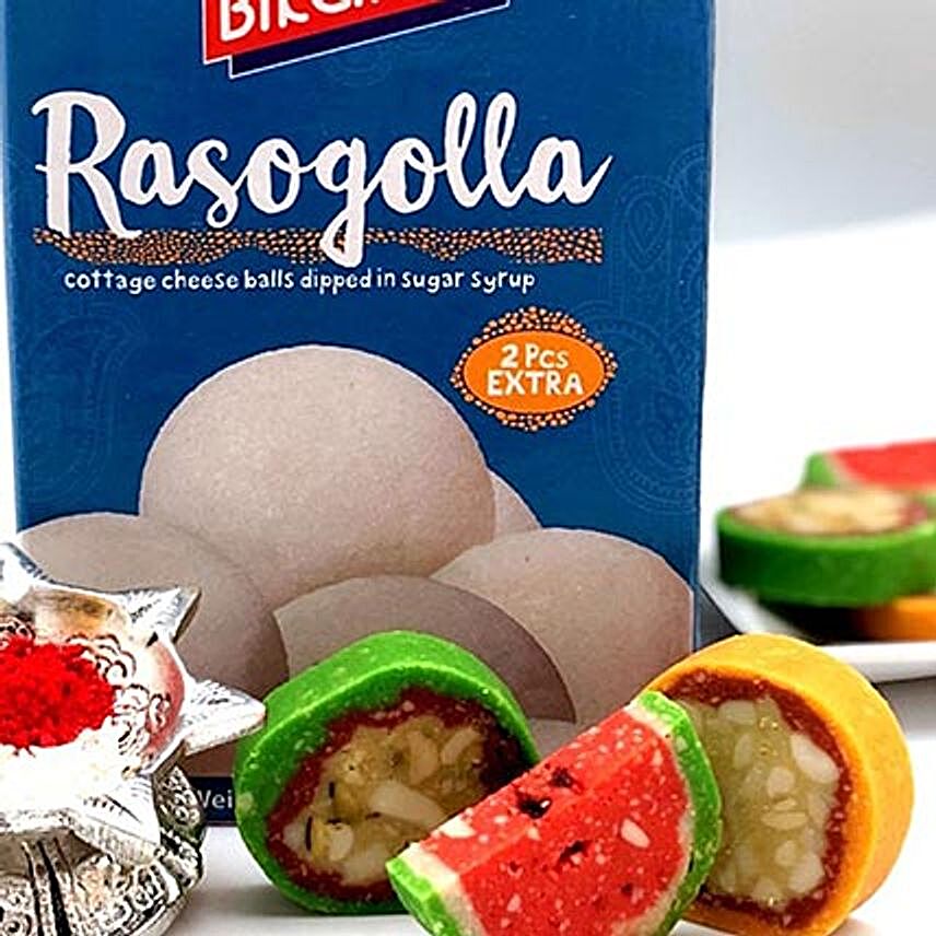 Kaju Sweets and Rasgulla Combo